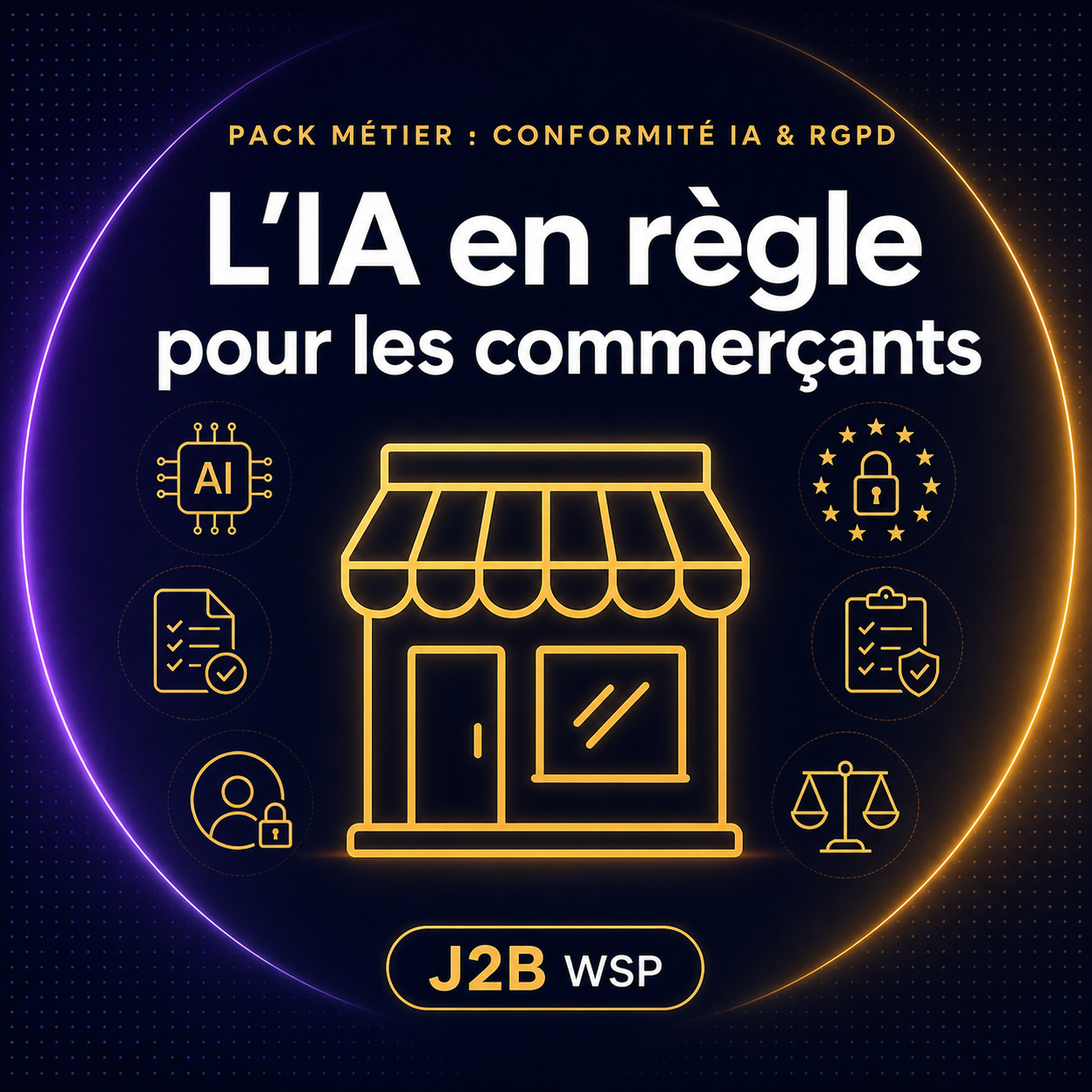 L'IA en règle pour les commerçants — Pack conformité IA & RGPD