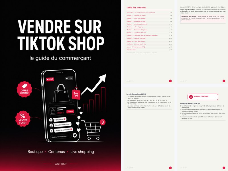 Vendre sur TikTok Shop : le guide du commerçant